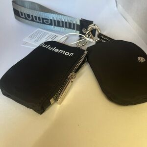 lululemon athletica Black Keychain Pouch Set